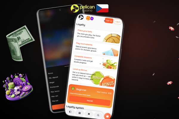 Ověření totožnosti v Pelican Casino před výběrem výher z bonusového zůstatku