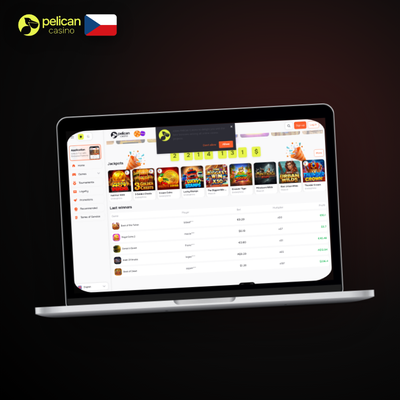 Pelican Casino desktop verze s živým chatem zákaznické podpory v češtině