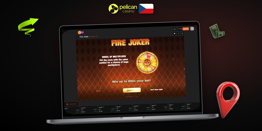 Pelican Casino na počítači synchronizovaně na monitoru notebooku i telefonu